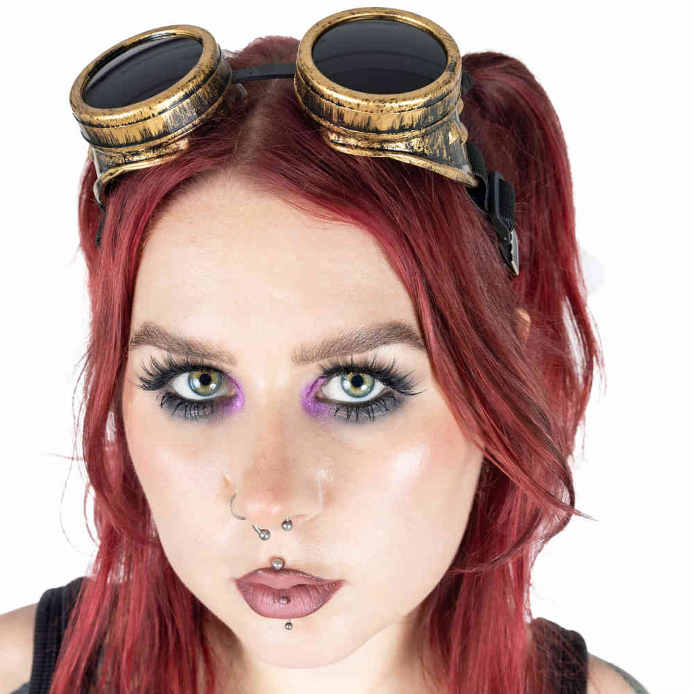 Poizen Industries - Grim Goggles - Bronzefarben